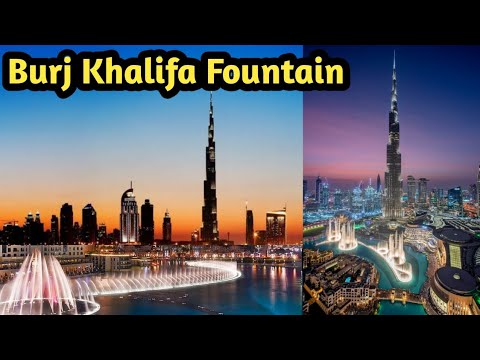 Dubai Burj Khalifa Fountain Show 4K | Dubai Mall Water Show 2021