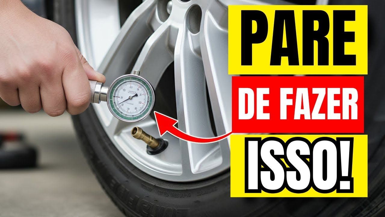 NUNCA faça isso ao encher os pneus (é perigoso!)