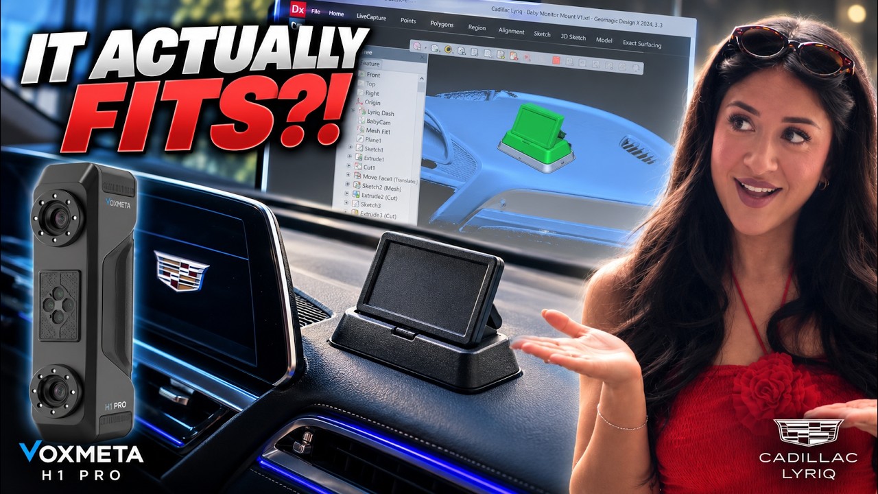 I 3D Scanned My Cadillac to Fix This TERRIBLE Dash Mount