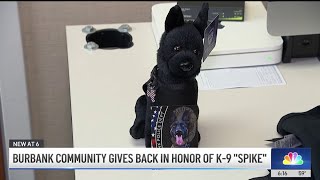 How Spike the K-9 continues to serve Burbank PD after his death