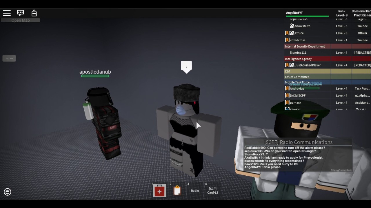 Roblox Scpf A Day In The Life Of Angelbot Youtube - scpf redacted roblox