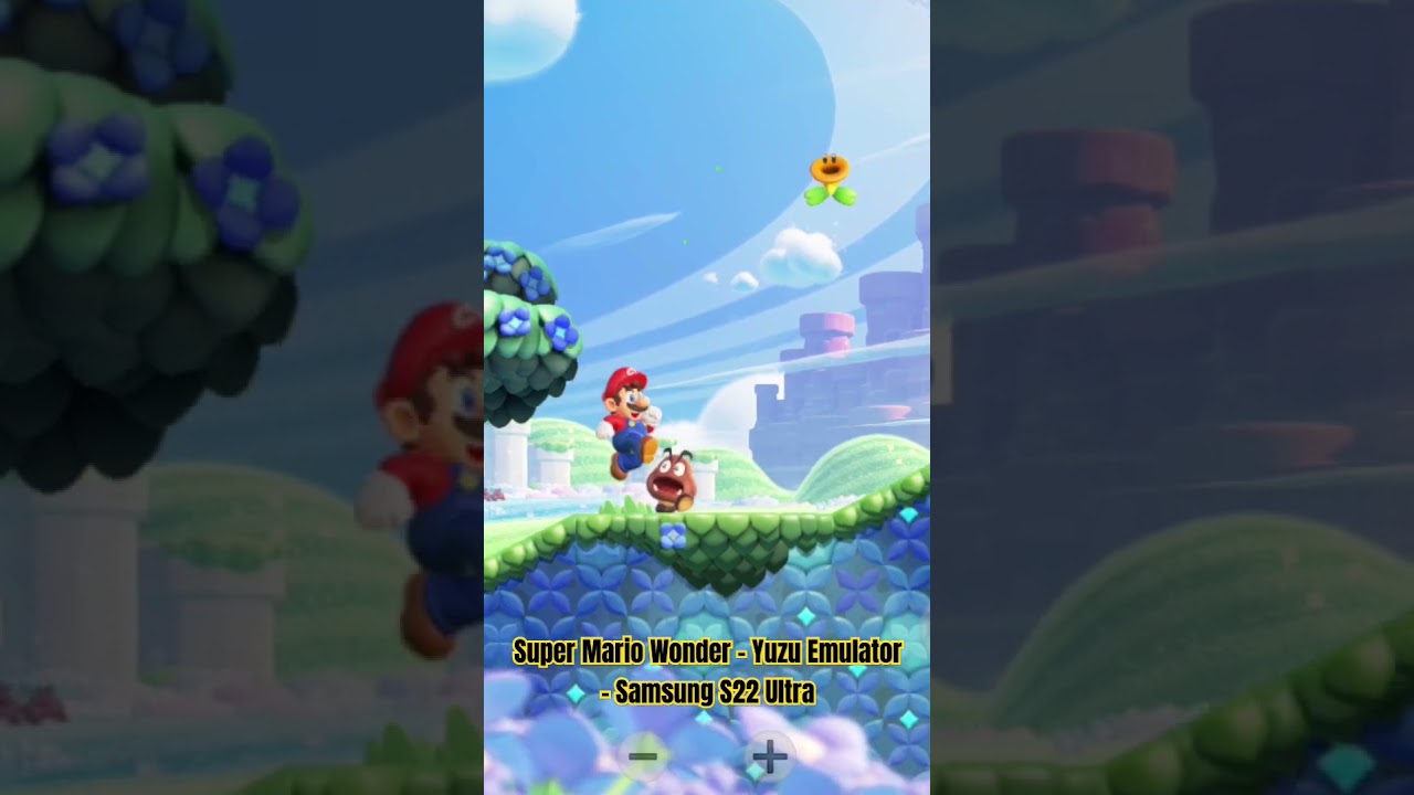 Super Mario Wonder - Yuzu Emulator - Samsung S22 Ultra - Android