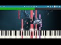 The Flames of Fate Piano Tutorial from Naraka Bladepoint