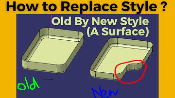 Class A Surface Style Replacement | Surface Replace in Catia | #newstylereplace | Class 9657062890