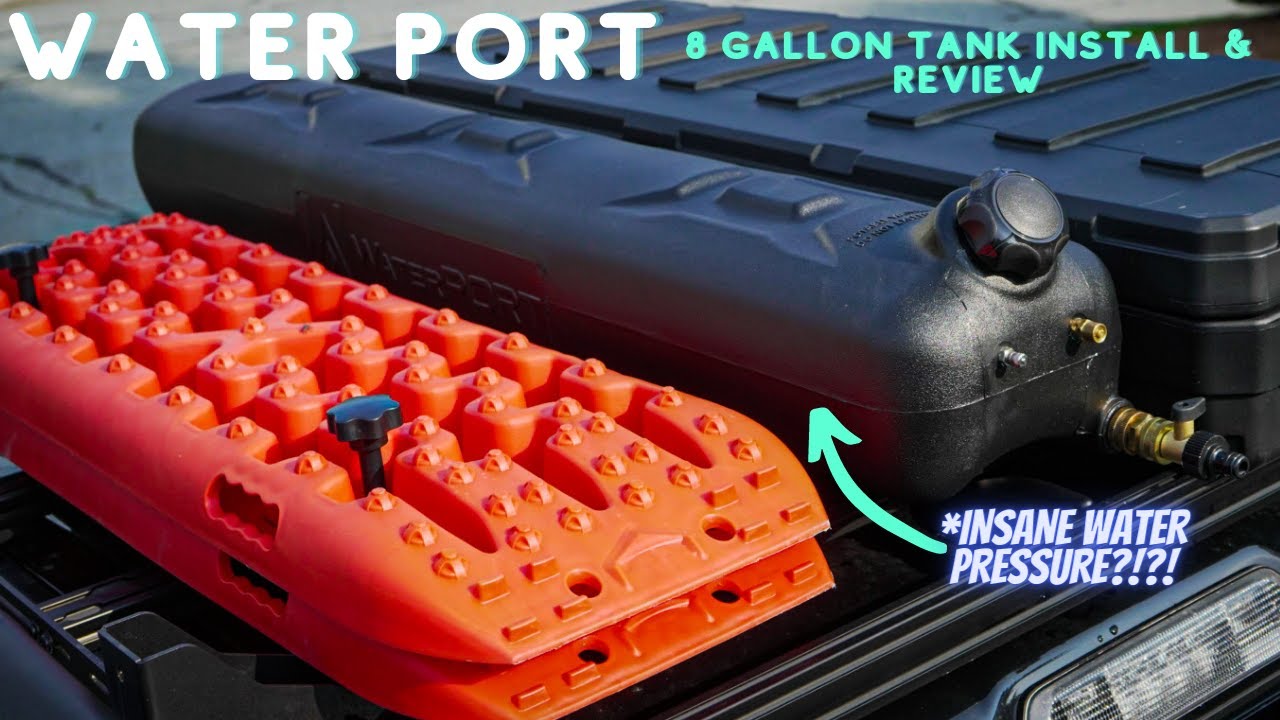 WaterPort Weekender 8 Gallon Tank Install & Review PRESSURIZED Water