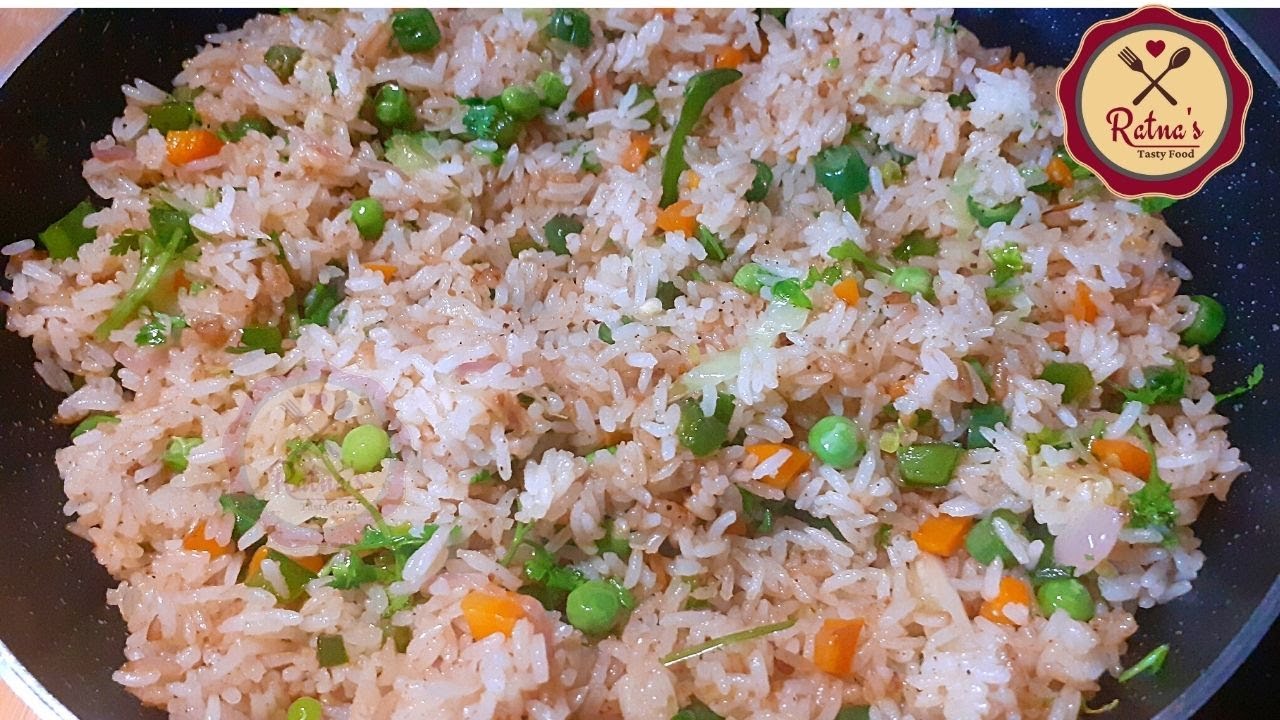 Indian Street Style Fried Rice Recipe! Try Once - YouTube