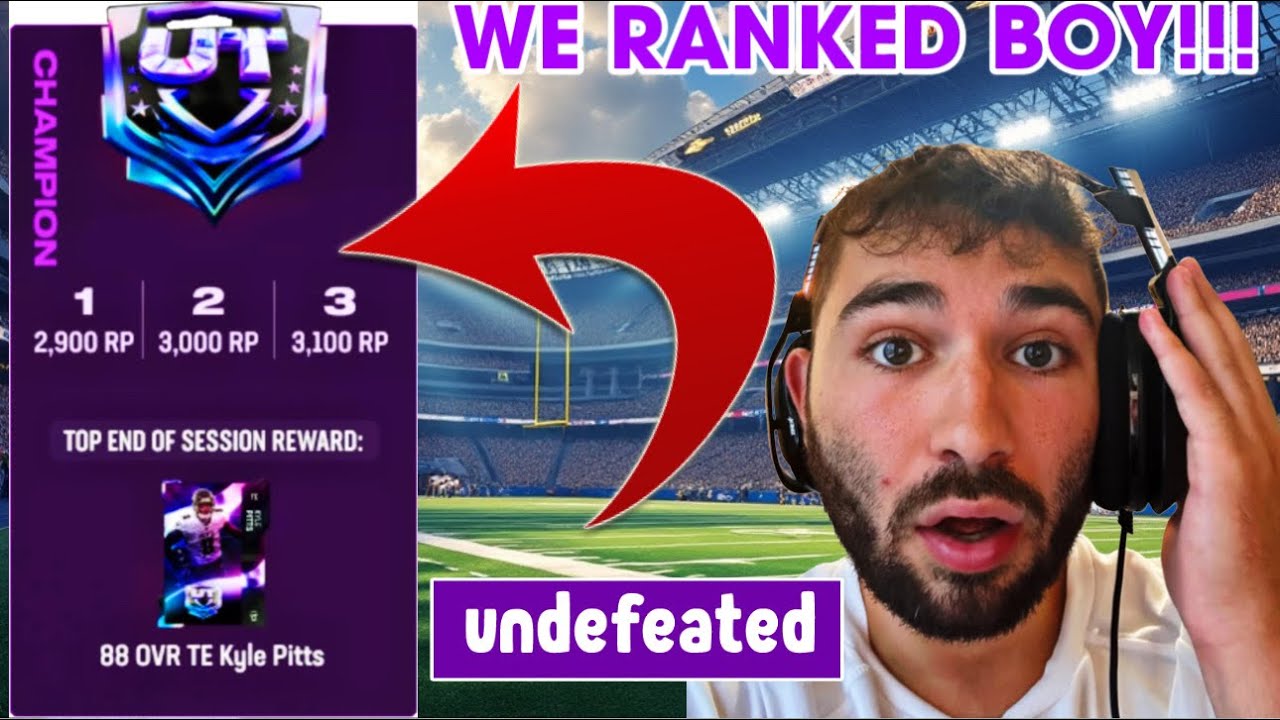 WE ARE UNDEFEATED IN MUT RANKED!!! CAN WE KEEP IT GOING!?!?!? MADDEN 25 ...
