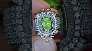 TSAVORITE GARNET MINT GREEN COLOR
