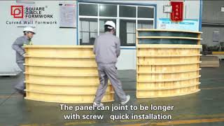 How to make a big diameter of round/circular column more than 5 meters 