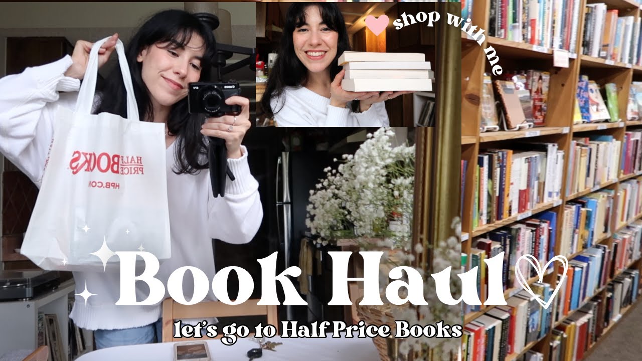 BOOK HAUL | let's go to Half Price Books 📚 📖 💗 - YouTube