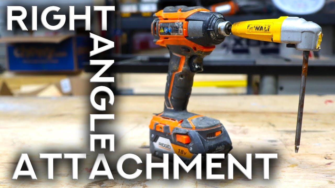 You Need A Right Angle Drill Attachment In Your Woodworking Tool Box 