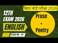 Bihar board class 12th English exam 2026 vvi objective chapter 1 #biharboard #exam #youtubeshorts