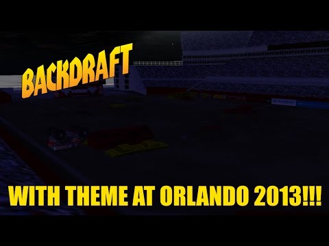 Rigs Of Rods Monster Jam Monster Truck Backdraft 2013 With Theme At Orlando 2013!!
