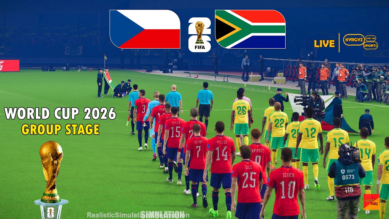 CZECH REPUBLIC  vs SOUTH AFRICA | FIFA World Cup 2026 | Full Match Simulation & Prediction PES 2021