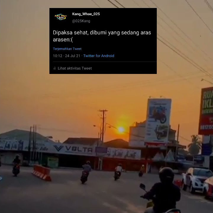 Story WA bumi sedang ngantuk😂