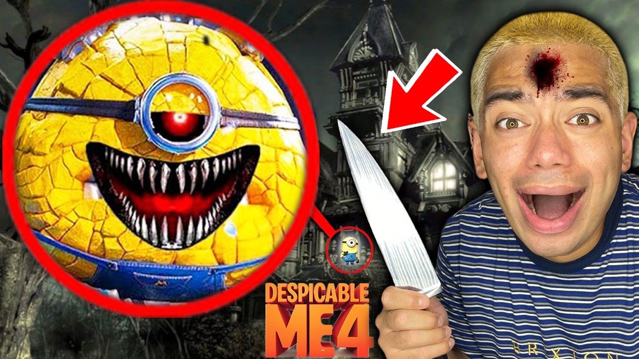 DRONE CATCHES CURSED MINIONS, MEGA JERRY & GRU IN REAL LIFE (DESPICABLE ME 4 MOVIE)
