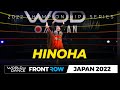 Hinoha  showcase  frontrow  japan 2022  wodjp22