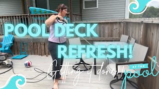 Pool Deck l Outdoor refresh l