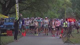 Hundreds of runners set off on Illinois' only point-to-point, all-trail ultramarathon