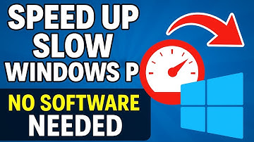 ⚡ Speed Up a Slow Windows PC | No Software Needed (2025 Easy Guide)