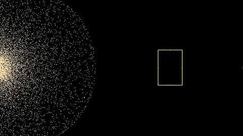 Particle-In-Cell simulation of electron dynamics in presence of an biased rectangular object