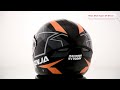 Ninja elite super d6 dcor flipup fullface helmet  studds