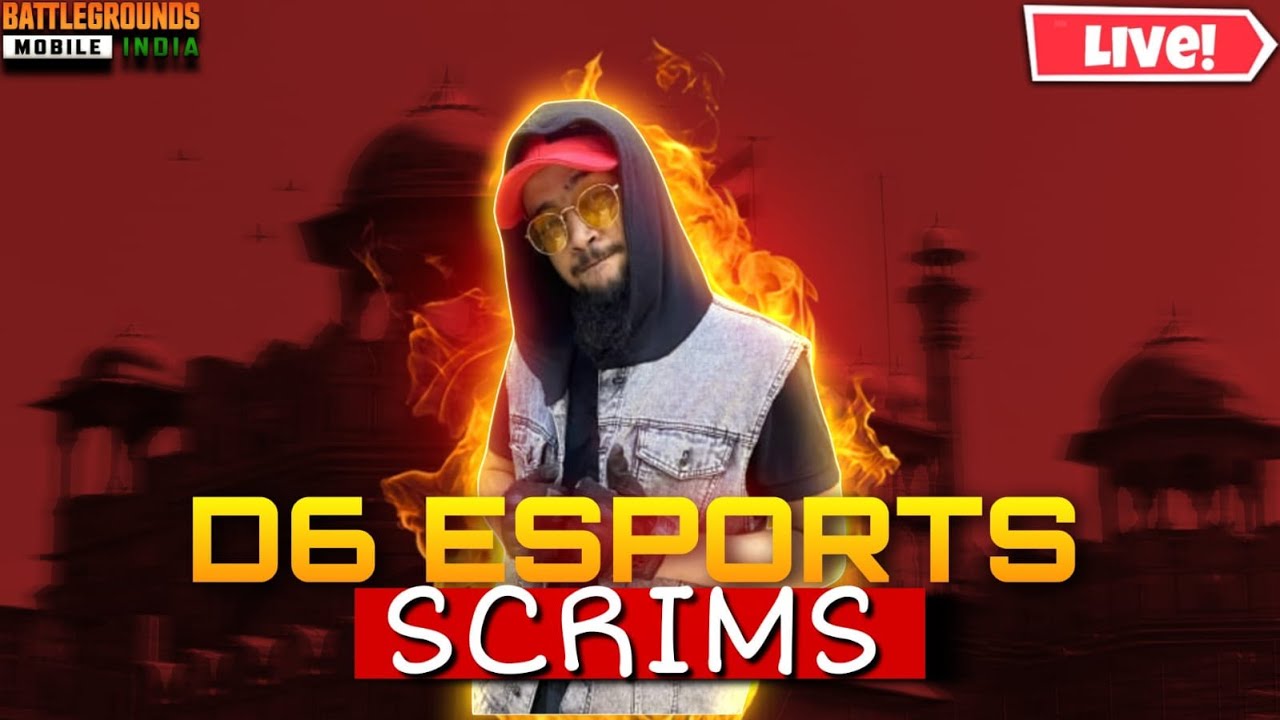 SCRIMS GRIND STREAM LIVE D6 ESPORTS #bgmi #live