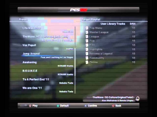 PES 2012 - playlist by Qirne