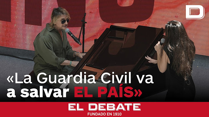 Nacho Cano tras actuar en la sede del Gobierno de Madrid: «La Guardia Civil va a salvar el país»