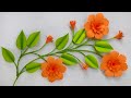 Diy Paper Flowers - kagojer Ful - Making Paper Flower Stick - Easy Paper Flower Crafts