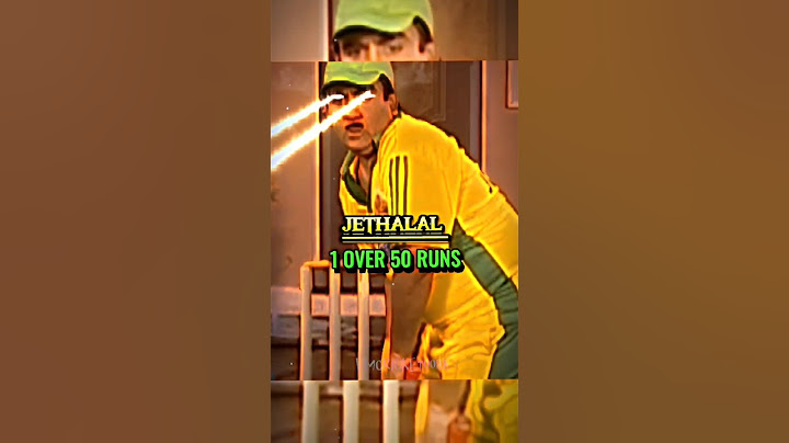 JETHALAL 50 RUNS IN 6 BALL||😱#shorts #cricket #trending #