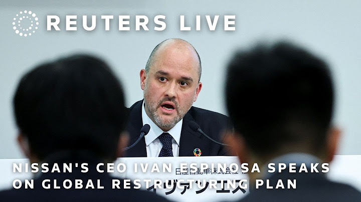 LIVE: Nissan's CEO Ivan Espinosa speaks on global restructuring plan
