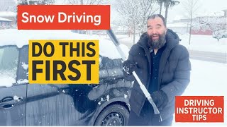 Before You Drive in Snow — Do This