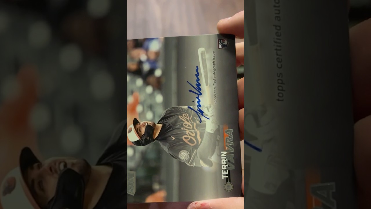Pulling a rookie auto from stadium club 