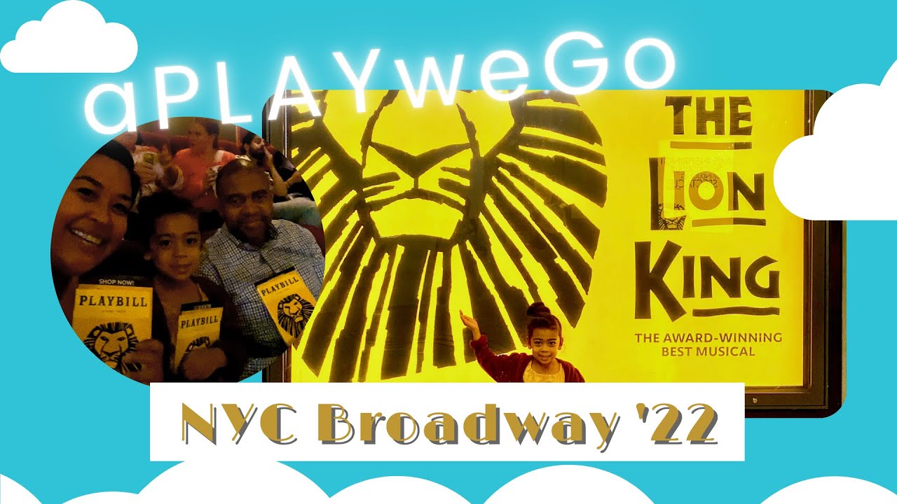 NYC Broadway 2022 || Seeing Lion King on Broadway with 4 year old