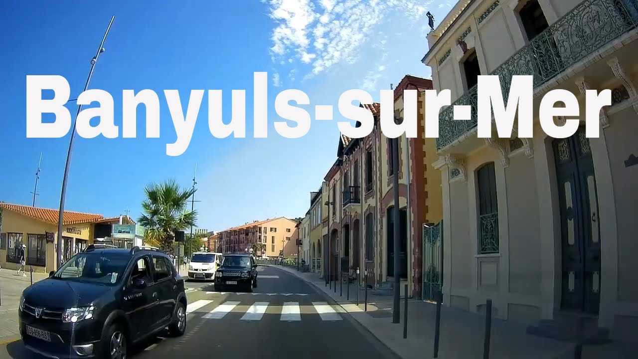 Banyuls-sur-Mer 4K- Driving- French region