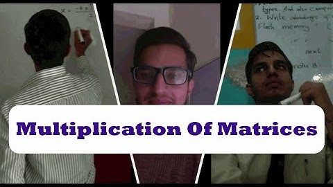 Multiplication Of Matrices Practice Ex#1.4 Q.No#6