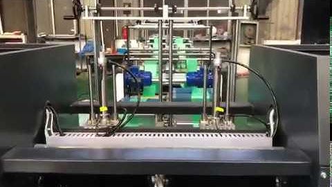 HSWT 300X2 two lines T-shirt  bag on roll garbage making machine coreless