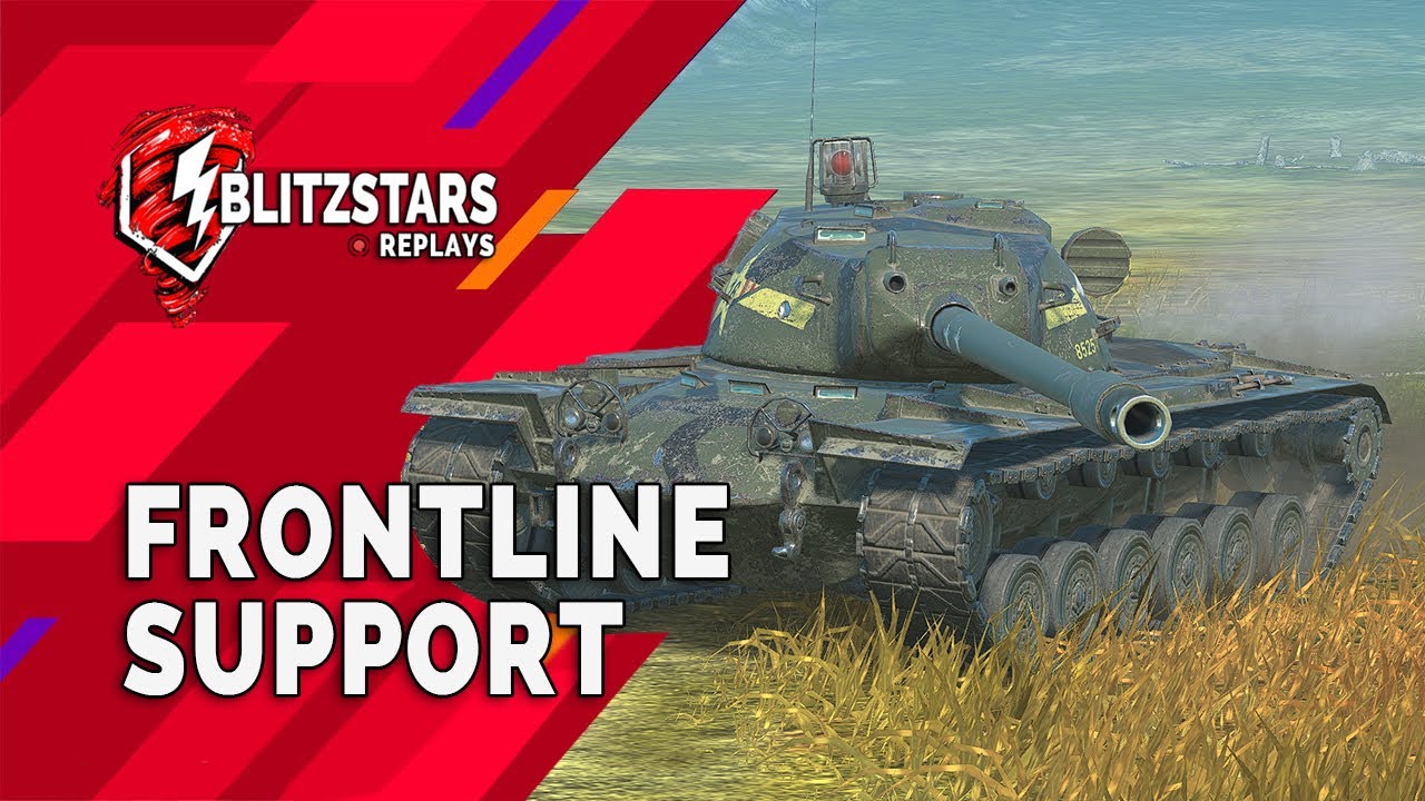 🇷🇺 T110E5 – Поддержка первой линии | World of Tanks Blitz
