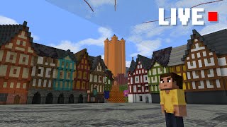 Texturing my City | Minecraft Creative 1.20 LIVE @JermsyBoy