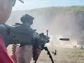 M60e4 machine gun ripping belts