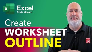 Excel - Freeze Panes, Creating an Auto Outline, and AutoSum tip