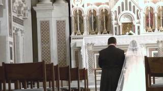 Wedding Ceremony - Pt 7 - placing Flowers on Mary's Altar