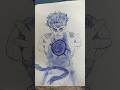 drawing gojo #anime #gojo fanart #drawing #art #subscribe