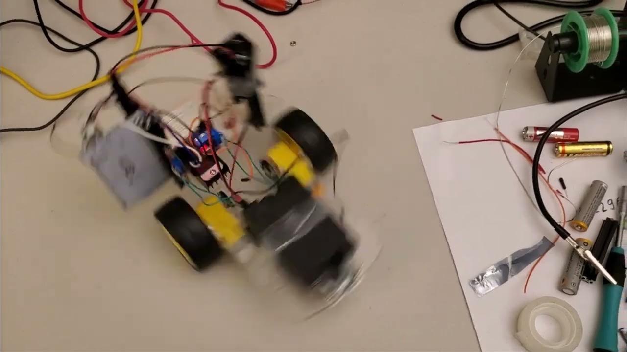 Spinning Differential Wheeled Robot Controlled by Arduino Mega and