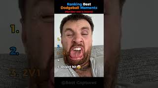 These Dodgeball Plays Were INSANE 😭 #youtubeshorts #shorts #ranking
