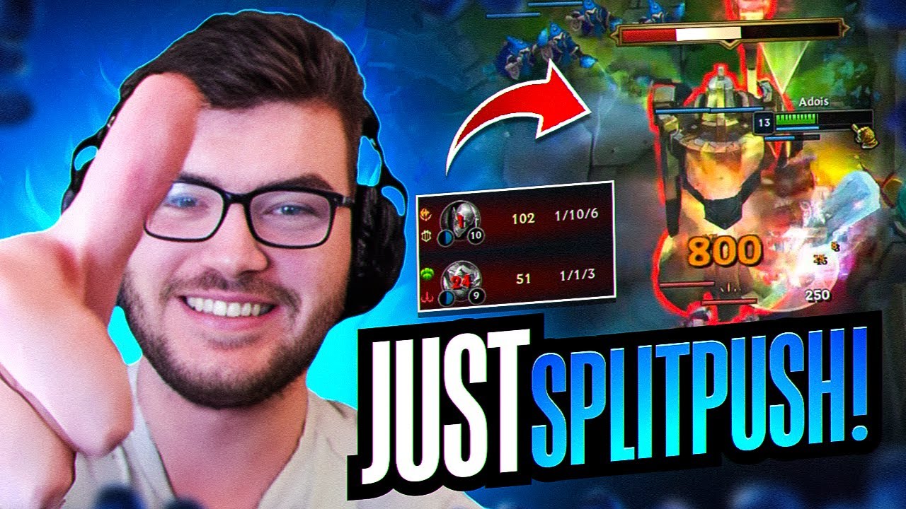 FEEDING BOT LANE?? JUST SPLIT PUSH 👍👍