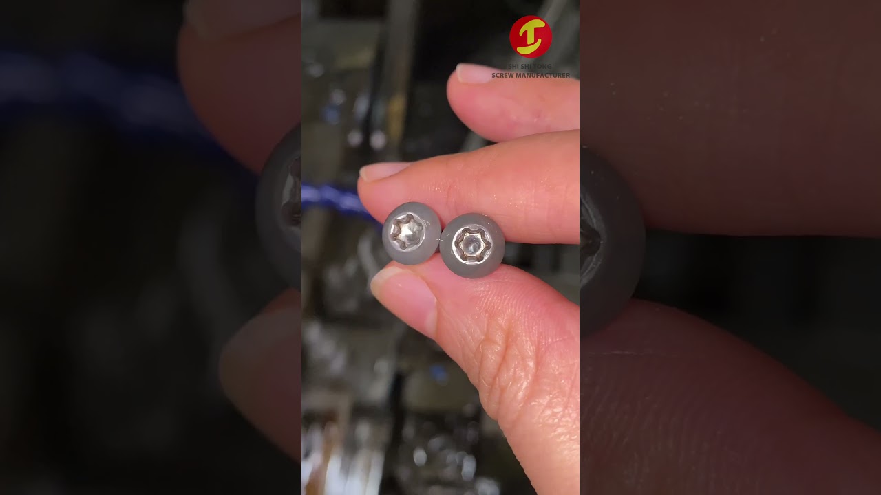 Button Head Six Lobe Torx Machine Screw Rolling Thread 