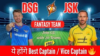 Dsg Vs Jsk 6Th Match Dream11 Prediction Durban Vs Super Kings Sa20 Gl & Sl Team Today