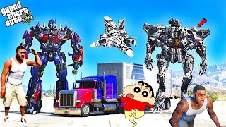 Starscream Killed Shinchan&Frenklin in GTA5 Transformer || Sumitop